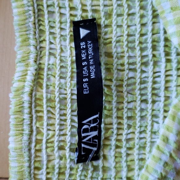 ZARA Gingham crop top - Picture 11 of 12